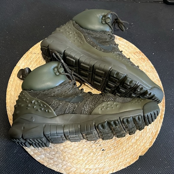 Nike Lupinek Fly Knit Defender Cargo Military Sneakers Size 10 - Picture 5 of 16